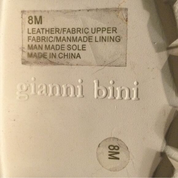 Giani Bernini Leather Lugged Sole Ankle Boots 8 - Picture 6 of 6